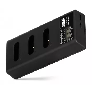 Caricabatterie a tre canali Newell CD-USB-C per batterie Sony NP-BX1