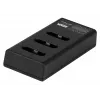 Caricabatterie a tre canali Newell CD-USB-C per batterie Sony NP-BX1