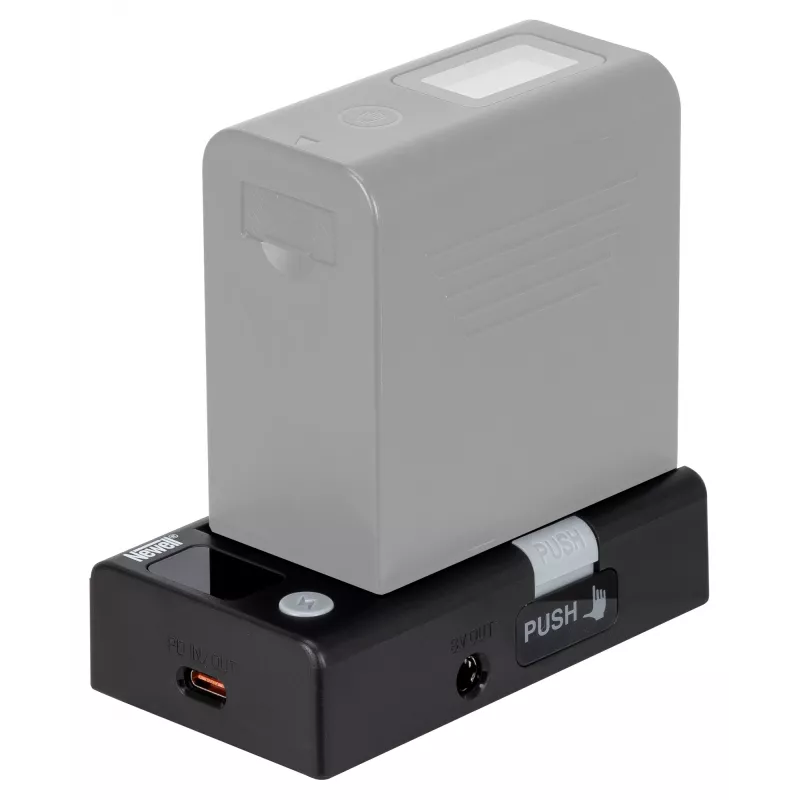 Adattatore universale Newell DC-USB per batterie NP-F