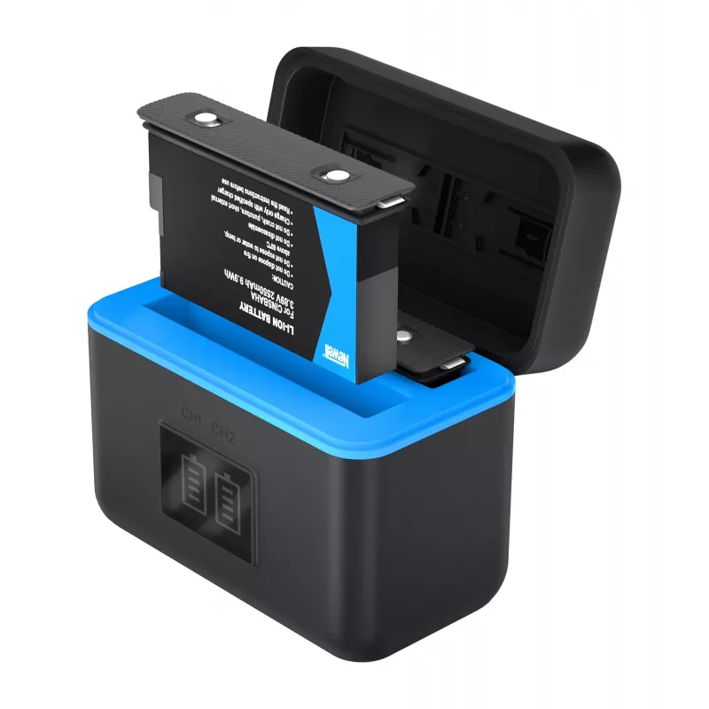 Caricabatterie a due canali Newell STD-USB per batterie Insta360 CINSBAHA
