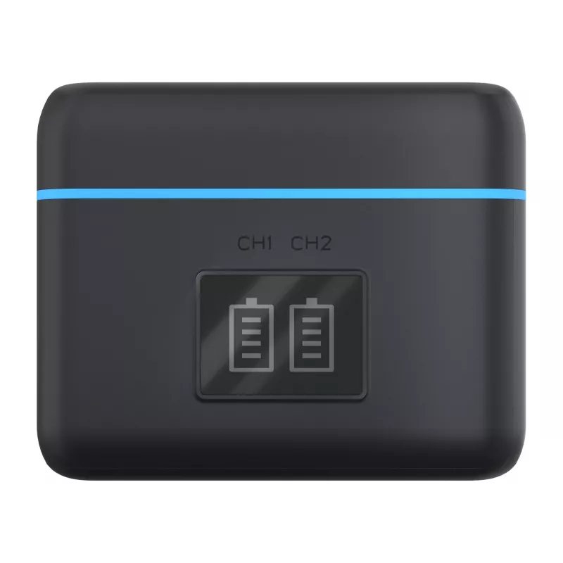 Caricabatterie a due canali Newell STD-USB per Insta360 X4 CINSBBMA