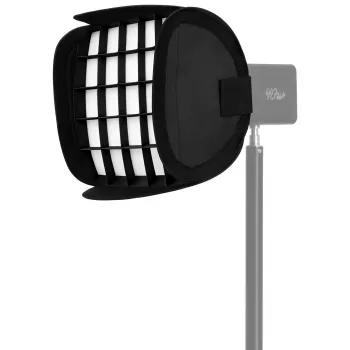 Softbox quadrata 25 cm Newell attacco Mini Bowens per lampada Tara