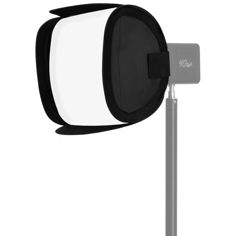 Softbox quadrata 25 cm Newell attacco Mini Bowens per lampada Tara