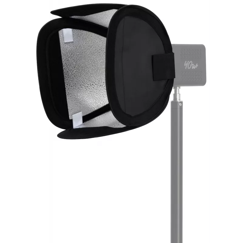 Softbox quadrata 25 cm Newell attacco Mini Bowens per lampada Tara