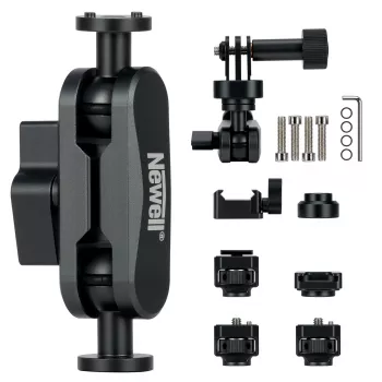 Set di 30 accessori per action camera Newell - nero