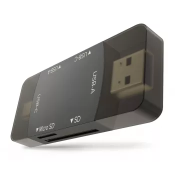 Hub USB 3.0 4-in-1 OTG Newell nero