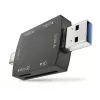 Hub USB 3.0 4-in-1 OTG Newell nero