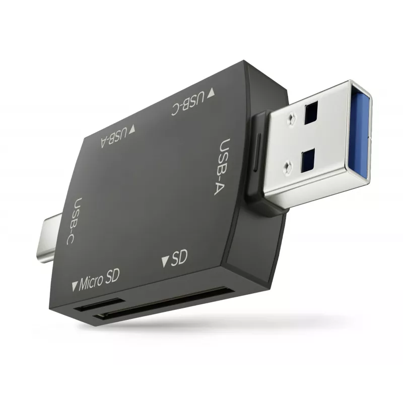 Hub USB 3.0 4-in-1 OTG Newell nero