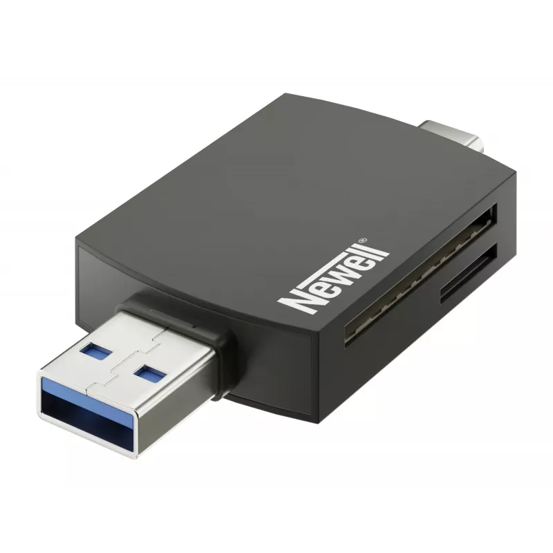 Hub USB 3.0 4-in-1 OTG Newell nero