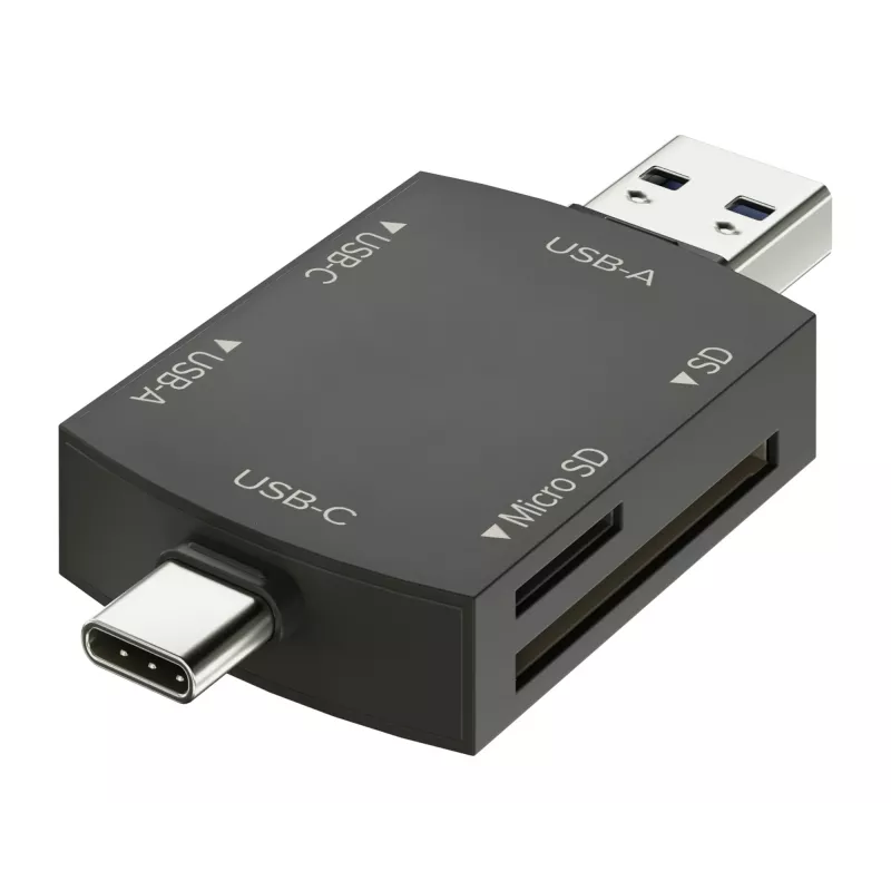 Hub USB 3.0 4-in-1 OTG Newell nero