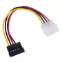 Akyga AK-CA-17 cavo adattatore di alimentazione Molex a SATA, 15 cm