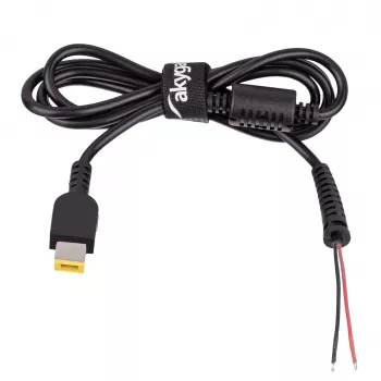 Akyga AK-SC-10 cavo di alimentazione DC Slim Tip per alimentatore notebook, 1,2 m, nero