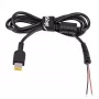 Akyga AK-SC-10 cavo di alimentazione DC Slim Tip per alimentatore notebook, 1,2 m, nero