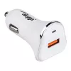 Akyga AK-CH-07 caricabatterie da auto 12/24V 18W USB-A Quick Charge 3.0 5-12V / 1.5-3A bianco