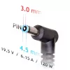 Akyga AK-ND-45 alimentatore per notebook HP, 120 W, 19,5 V / 6,15 A, 4,5 x 3,0 mm con pin