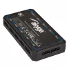 Akyga AK-CA-73 controller per ventole RGB con telecomando, 12 connessioni (10 ventole + 2 strisce LED), alimentazione Molex