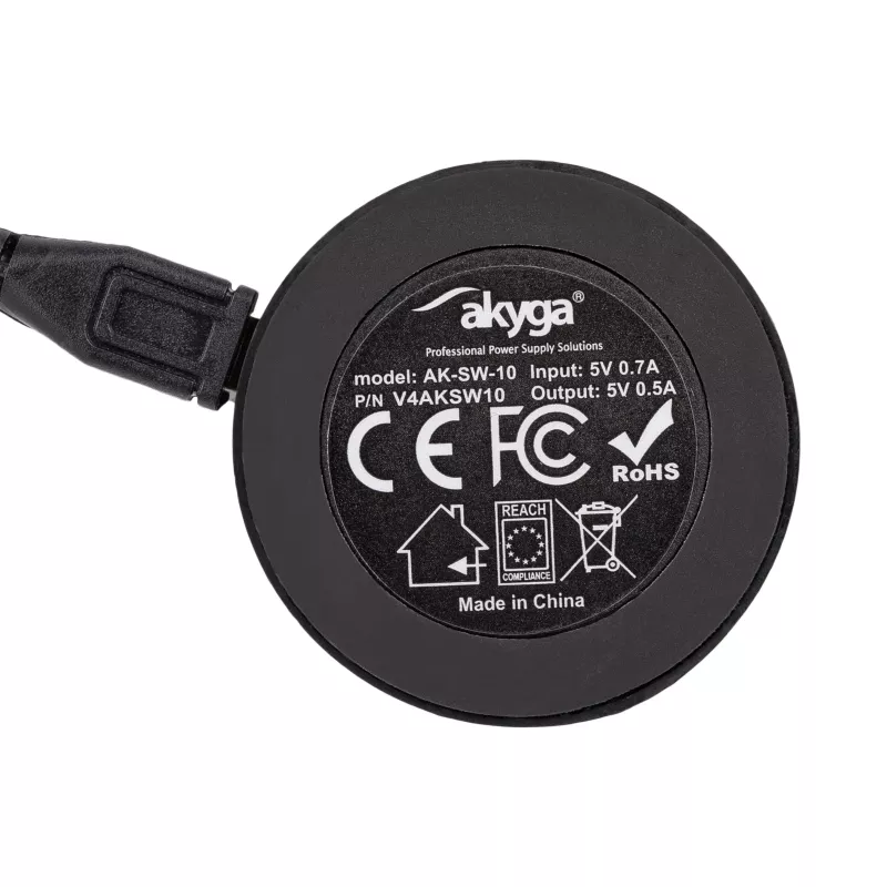 Stazione di ricarica Akyga AK-SW-10 per Samsung Galaxy Watch 42/46 mm, Gear S2 / S3, cavo Micro-USB a USB 1 m