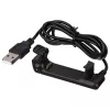 Cavo di ricarica USB Akyga AK-SW-19 con clip per Garmin Forerunner 220, 1 m, nero
