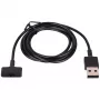 Cavo di ricarica USB magnetico Akyga AK-SW-23 per Fitbit Ionic, 1 m, nero