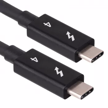 Cavo Thunderbolt USB-C a USB-C Akyga AK-USB-33, 40 Gbit/s, 100 W, 0,5 m, nero