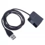 Cavo di ricarica per Fitbit Charge 2 Akyga AK-SW-28, USB-A, 1 m, nero