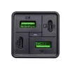 Caricabatterie USB Akyga Charge Brick AK-CH-17 65 W, 2 x USB-C PD + 2 x USB-A QC 4+, nero
