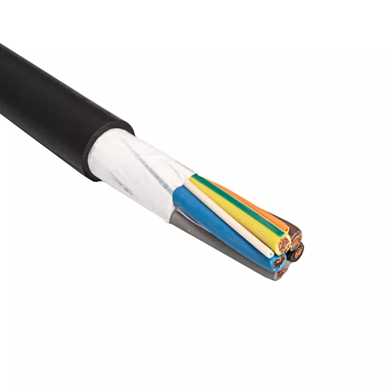 Cavo di ricarica EV Akyga AK-SC-E12 5 x 6 mm² + 2 x 0,75 mm², trifase, 32 A, 450/750 V, al metro