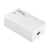 Caricabatterie USB da tavolo GaN Akyga AK-CH-25 140 W, 3 x USB-C PD + USB-A, bianco