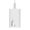 Caricabatterie USB da tavolo GaN Akyga AK-CH-25 140 W, 3 x USB-C PD + USB-A, bianco