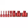SMART365 set frese diamantate 9 pezzi 6-68 mm M14 per gres porcellanato