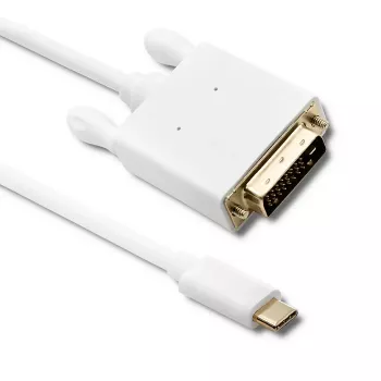 Qoltec Cavo Adattatore USB 3.1 Type-C Maschio a DVI-D Maschio 2m 4K