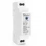 QOLTEC Alimentatore per Guida DIN 15W 12V 1.25A Grigio