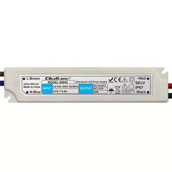 QOLTEC Alimentatore switching LED IP67 20W 12V 1,6A impermeabile