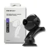 Qoltec PRO Caricabatterie wireless per auto con supporto IR 15W QC 3.0 USB Type-C nero