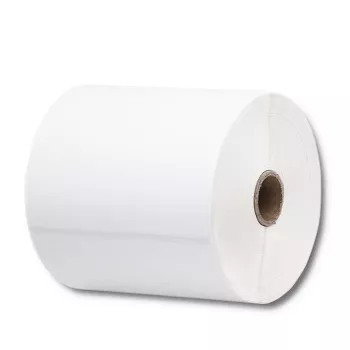 QOLTEC Etichette termiche 100 x 150 mm 350 pezzi - termica diretta, bianco, adesivo permanente