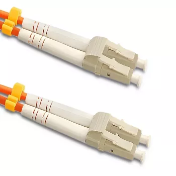 Qoltec Cavo patch in fibra ottica LC/UPC a LC/UPC multimodale OM2 duplex 20m