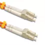 Qoltec Cavo patch in fibra ottica LC/UPC a LC/UPC multimodale OM2 duplex 20m