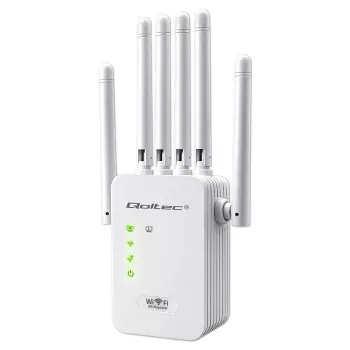 QOLTEC Ripetitore booster segnale WiFi access point 300 Mbps