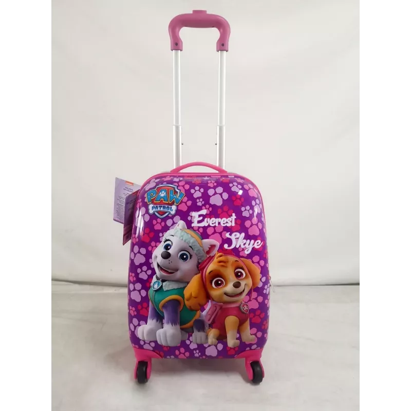 Nickelodeon Paw Patrol on Wheels - Trolley da viaggio per bambini grande rosa
