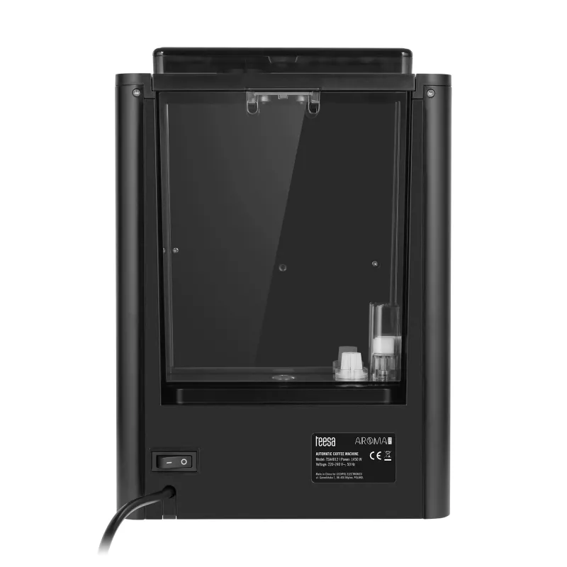 TEESA AROMA 750 macchina per caffè automatica con macinacaffè, 1450 W, 1,5 l, nero
