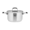 TEESA COOK PRIME set di 6 pentole, acciaio inox, adatto all'induzione