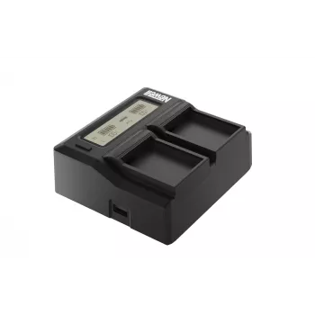 Newell caricabatterie LCD a doppio canale per batterie Canon LP-E6