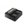 Newell caricabatterie LCD a doppio canale per batterie Canon LP-E6