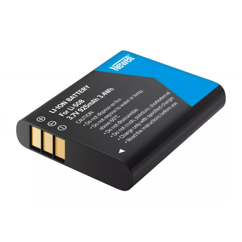 Newell batteria ricaricabile Li-50B per Pentax