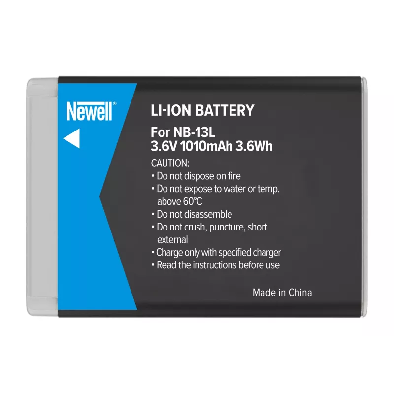 Batteria ricaricabile sostitutiva Newell NB-13L per Canon