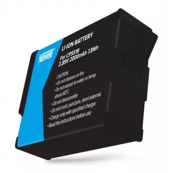 Newell batteria ricaricabile di ricambio CPSS1B per GoPro Hero 13 Black, 1720mAh, 3,85V, Li-Ion