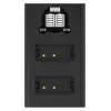 Caricabatterie USB-C dual-channel Newell DL-USB-C per batterie Canon LP-E17