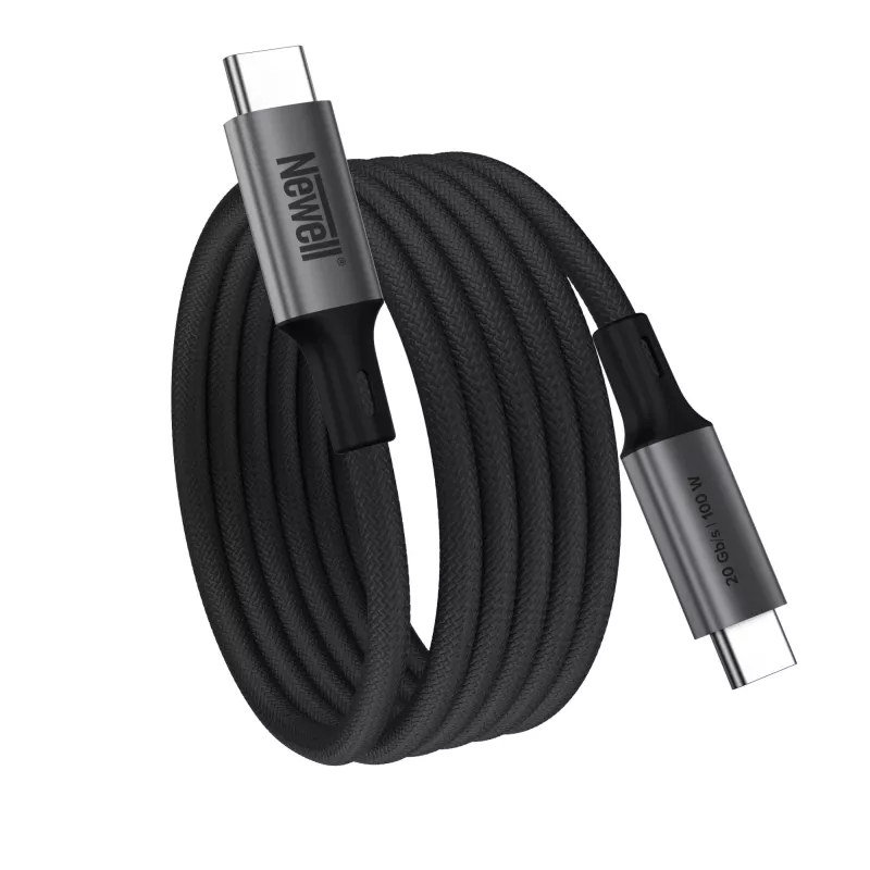 Cavo magnetico Newell USB-C a USB-C 3.2 Gen 2 - 1 m, grafite