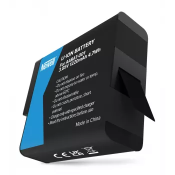 Batteria ricaricabile sostitutiva Newell AABAT-001 per GoPro Hero 5/6/7/8 nero