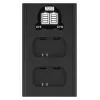 Caricabatterie USB-C dual-channel Newell DL-USB-C per batterie Sony NP-FW50